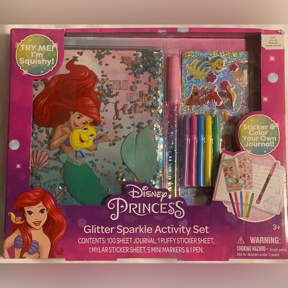 Disney Princess Glitter Sparkle Activity Set - Picture 1 of 2